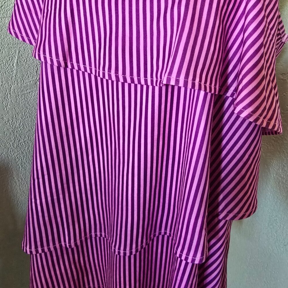 Pink Ruffle Tank Top - Picture 2 of 5